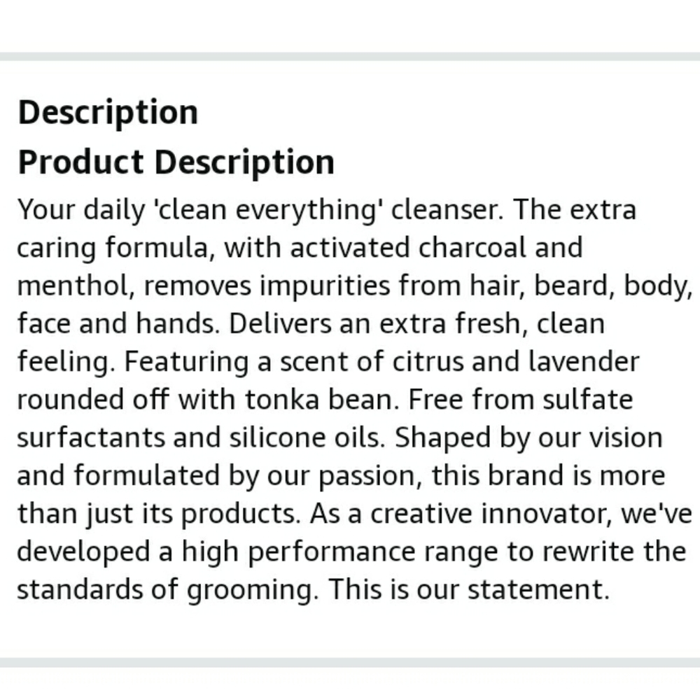 STMNT GROOMING GOODS ALL-IN-ONE CLEANSER. - Picture 5 of 5